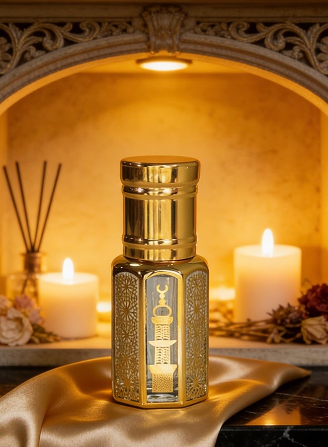 Alcohol-Free Perfume Oil 10ml, Long Lasting Unisex Attar with Bergamot Apple Cardamom, Patchouli Vetiver Tobacco Oriental Woody Scent, Roll-On Travel Size for Men and Women - Image 1